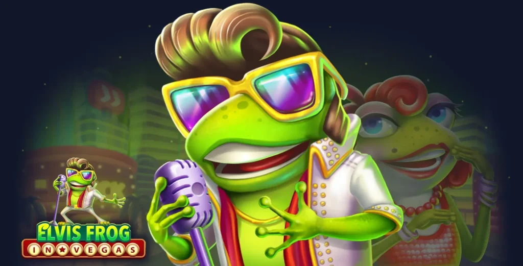 Elvis Frog In Vegas Casiny